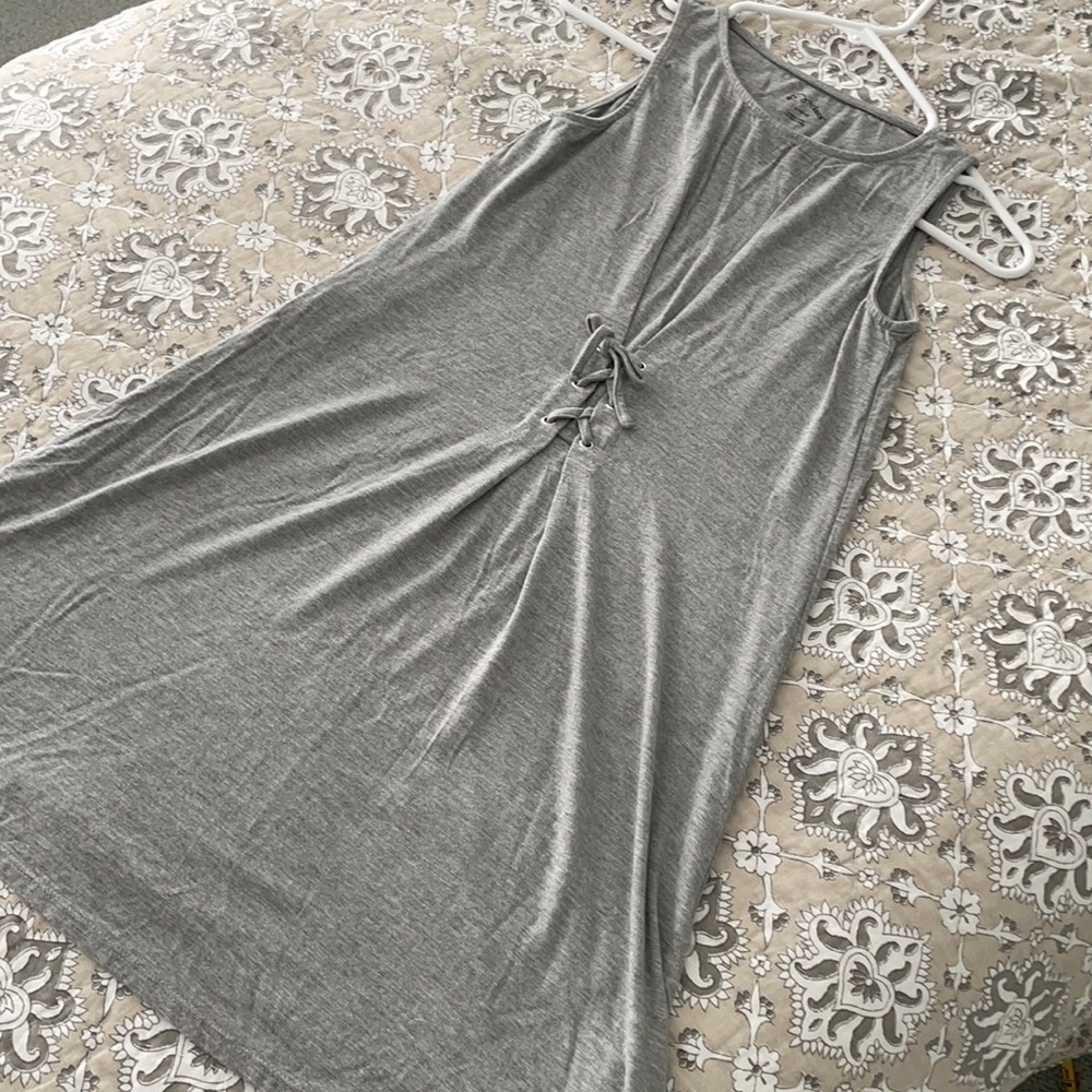 Girls gray Jersey dress